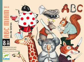 Cartas ABC Miam !  - juego - Djeco
