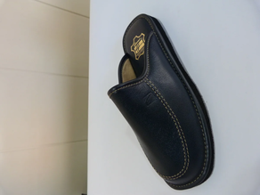 Zapatilla de caballero GAME 16018 en piel marino