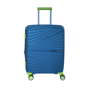 4 gurpileko maleta zurruna Bienoti-EV 8095 Teal Blue/Neon(Kabina)