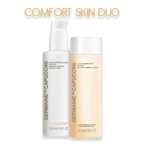 CONFORT SKIN DUO GERMAINE DE CAPUCCINI-LECHE DESMAQUILLANTE ESENCIAL + LOCION TONIFICANTE ESENCIAL