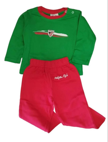 Pijama verde m/l - 12 meses - Athletic
