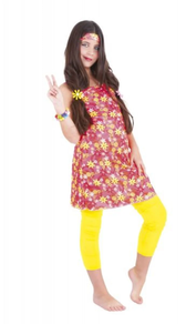 Set accesorios hippie 7-12 años -- Disfraces