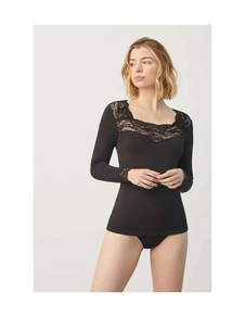 CAMISETA TÉRMICA DE MANGA LARGA negra