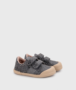 Tenis barefoot velcro Leo antracita