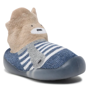 CALCETÍN SUELA SILICONA BEBÉ NEW BORN MAYORAL AZUL