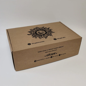 CAJA REGALO GRANDE ENCINA KRAFT EGUZKILORE 35x24x11