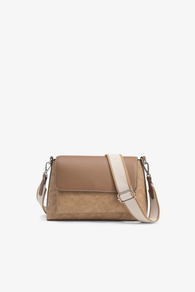 Bolso bandolera camel de mujer