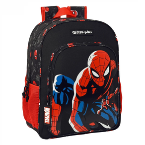 Mochila  Spiderman Hero. Adaptable a Carro. 42 Cms.