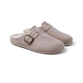 Zapatilla de casa tipo zueco beige Lichfield