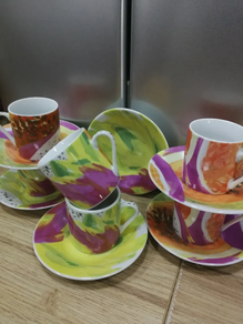 conjunto porcelana para café