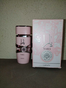 Perfume arabe Yara Lattafa rosa claro