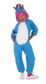 Disfraz Unicornio azul buzo - 5-7 años