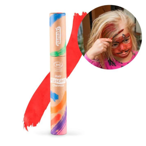 MASCARA DE PELO ROJO NAMAKI CARNAVAL NO TÓXICA Y FÁCIL DE LAVAR
