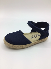 Alpargatas con velcro en marino