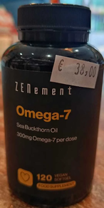 OMEGA 7 ACEITE ESPINO AMARILLO 120 PERLAS ZENEMENT