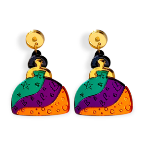 Pendientes Meninas Tonos Intensos