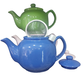 tetera 1,2L ceramica azul