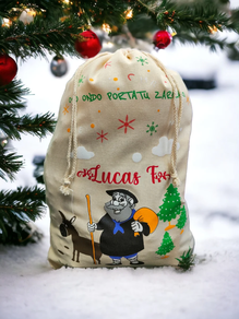 Saco Olentzero navidad (con nombre que quieras)