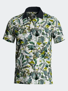 Polo estampado tropical