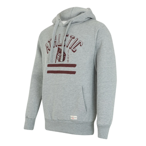 SUDADERA CAPUCHA RETRO BANDERA LEON Gris
