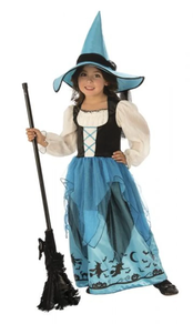 Turkesa sorgin mozorroa -- 5-7 urte - Halloween