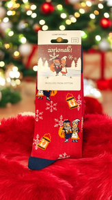 Calcetin Olentzero & Mari Domingi T37-44 regalo navidad