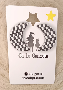 PENDIENTES ARCILLA LUNA BLANCA LONDON