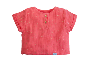 Camisa Muselina Coral