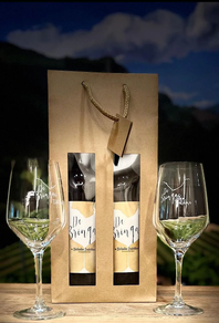 Pack 2 botellas + 2 copas Txakoli De Bringas