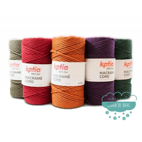 Macrame 3 mm koloretarako soka Katia