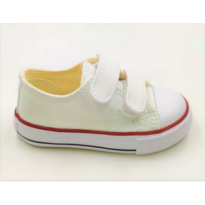 Zapatillas de lona en blanco