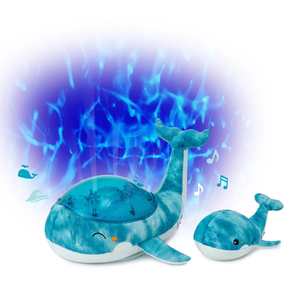 Tranquil Whale Family - Urdina - Cloud-b
