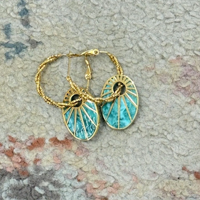 Pendientes aro nacar