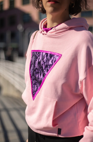 Sudadera Glitter Pussy Power