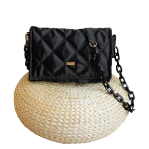 Bandolera de nylon con cadena