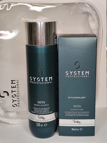 Pack Tónico caida MAN System profesional +champú