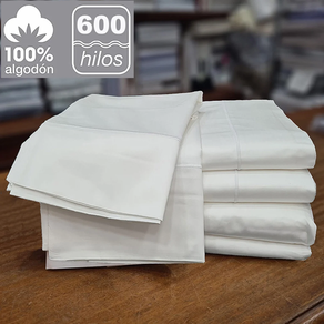 SÁBANAS 600 HILOS FESTÓN SATINADAS (160x200 cm)