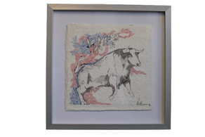 Zezenaren eta eulien marrazkia