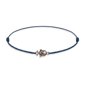 PULSERA SKULL PLATADEPALO VOLUM SB087A