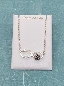 COLGANTE AMA INFINITO PLATA DE LEY 925