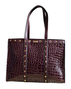 Bolso Tote Coco charol tachas