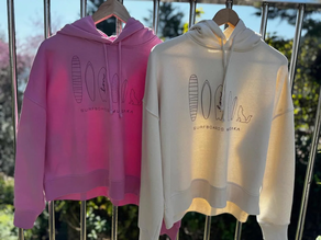 Sudadera “surf taulak” color pink o natural