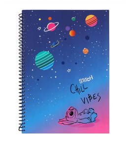 Eskola-koaderno espirala - A4v stitch black - Coolpack