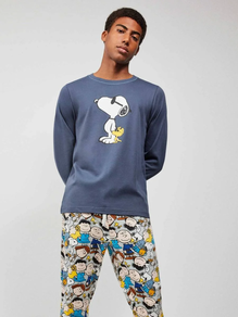 Pijama Hombre Invierno Snoopy
