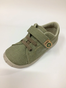 Zapatillas de lona color musgo