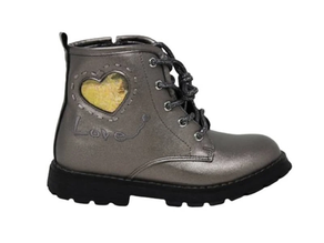 Botas en color plata