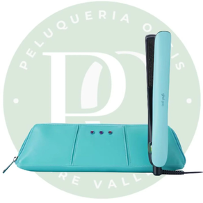 Plancha de pelo ghd gold azul turquesa