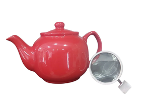 tetera 1.2L ceramica roja
