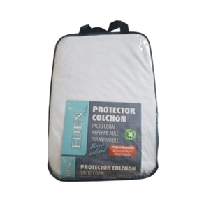 Protector de colchón impermeable de tacto coral (80x190 cm)