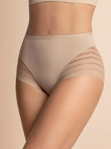 LEONISA BRAGA FAJA REDUCTORA ABDOMEN LEVANTA GLÚTEOS SIN COSTURA EN MARFIL